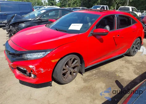 2017 Honda Civic Sport Touring z USA, uszkodzony, nr VIN SHHFK7H98HU426630